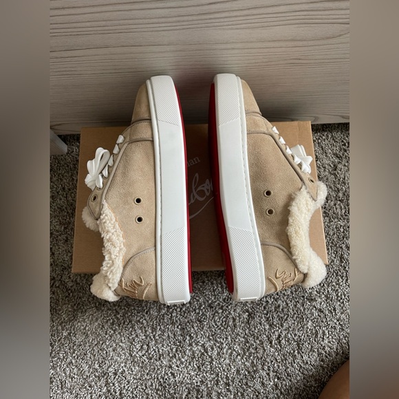 Christian Louboutin Fun Vieirissima Atlas Red Suede - Picture 6 of 14